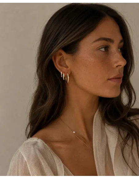 Nava Copenhagen | Belle Earrings XS - Forgyldt