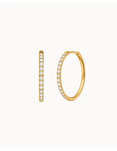 Nava Copenhagen | Belle Earrings M - Forgyldt