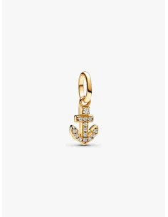 PANDORA Funklende Pavé Tredobbelt Række Charm | Glimtende Elegance