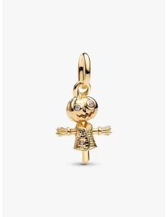 PANDORA Funklende Pavé Tredobbelt Række Charm | Glimtende Elegance