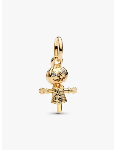 PANDORA Funklende Pavé Tredobbelt Række Charm | Glimtende Elegance