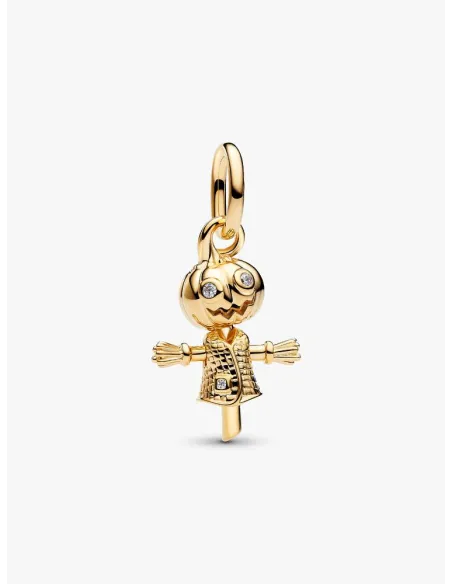 PANDORA Funklende Pavé Tredobbelt Række Charm | Glimtende Elegance