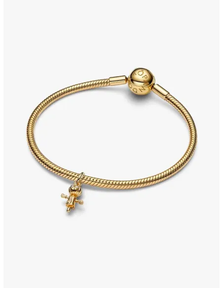 PANDORA Funklende Pavé Tredobbelt Række Charm | Glimtende Elegance