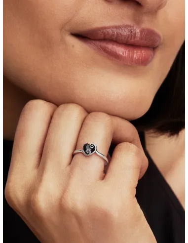 Pandora Disney Vaiana Ocean Bølge Ring | Blå Sten