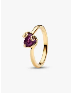 Pandora Disney Vaiana Ocean Bølge Ring | Blå Sten