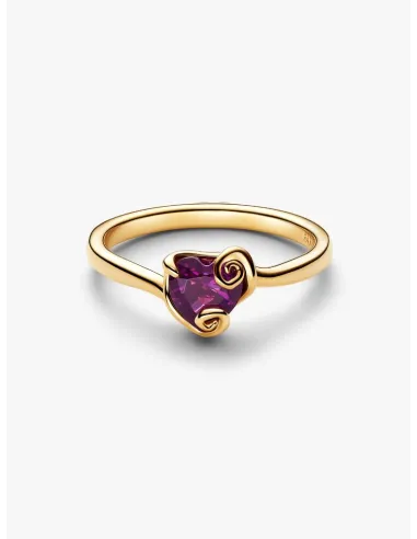 Pandora Disney Vaiana Ocean Bølge Ring | Blå Sten