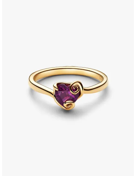 Pandora Disney Vaiana Ocean Bølge Ring | Blå Sten