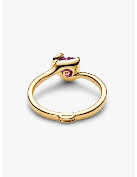 Pandora Disney Vaiana Ocean Bølge Ring | Blå Sten