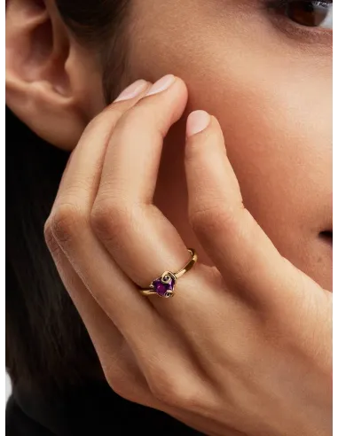 Pandora Disney Vaiana Ocean Bølge Ring | Blå Sten