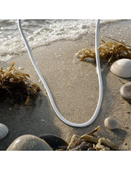 PALMA52 halskæde i rhodineret sølv | Nordahl Jewellery