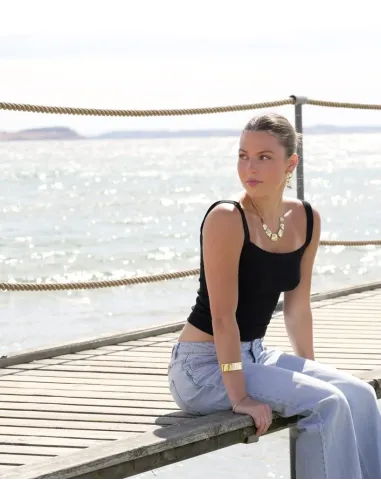 PALMA52 halskæde i rhodineret sølv | Nordahl Jewellery
