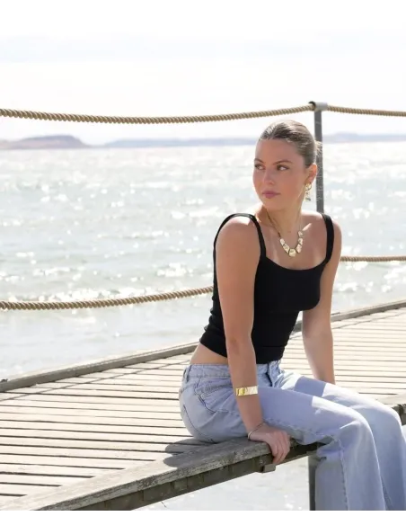 PALMA52 halskæde i rhodineret sølv | Nordahl Jewellery