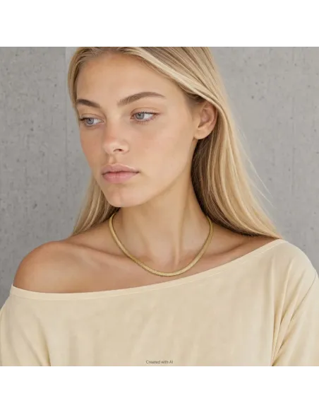 PALMA52 halskæde i rhodineret sølv | Nordahl Jewellery