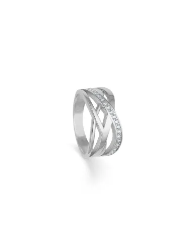 Randers Sølv | Bred ring med cz sølv