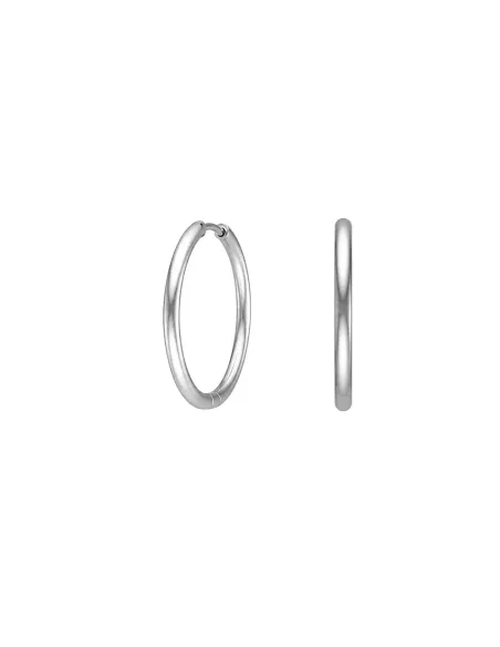 Nordahl Jewellery CALMA creoler i stål – 21 mm – 30842162700