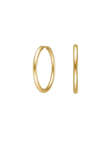 Nordahl Jewellery CALMA creoler i guldfarvet stål – 21 mm – 30842162800