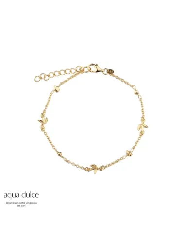 AQUA DULCE | Meadow Simple armbånd i forgyldt sølv – 7159