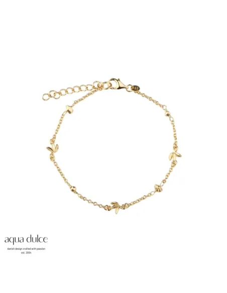 AQUA DULCE | Meadow Simple armbånd i forgyldt sølv – 7159