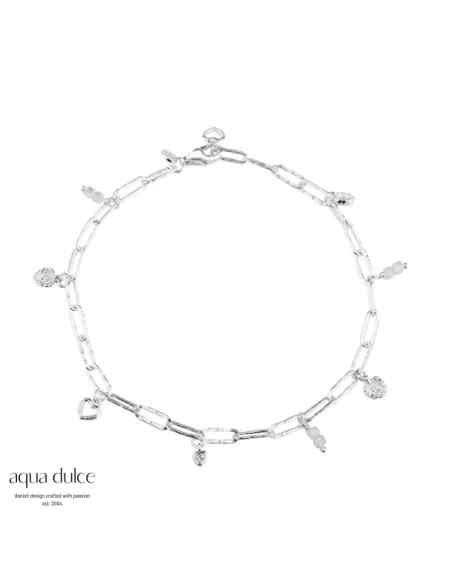 AQUA DULCE | Love Me More armbånd i sølv med zirkonia – 7238