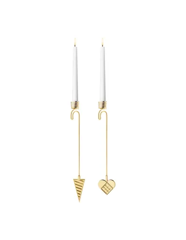 GEORG JENSEN | 2026 Lyseholdersæt, hjerte og kræmmerhus