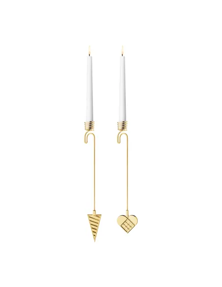 GEORG JENSEN | 2026 Lyseholdersæt, hjerte og kræmmerhus