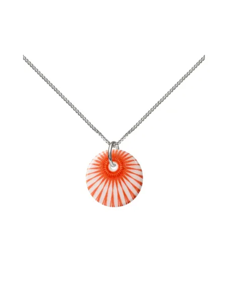 Scherning | SPLASH halskæde · CORAL RED