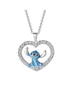 STØVRING DESIGN | Disney Stitch halskæde med hjerte i messing – 06333515