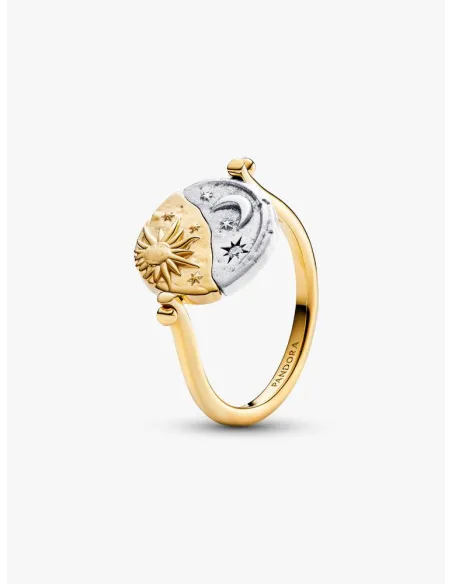 PANDORA | Sol & Måne Vendbar Medaljon Ring