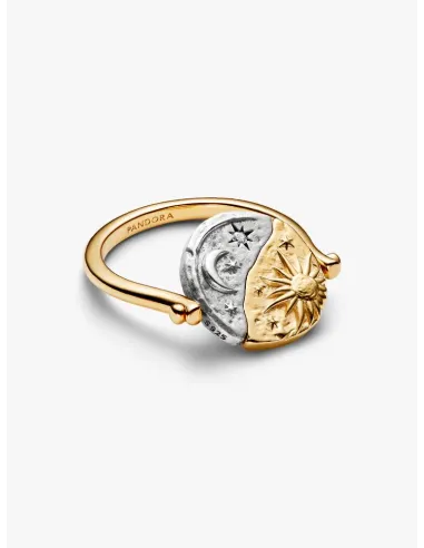 PANDORA | Sol & Måne Vendbar Medaljon Ring