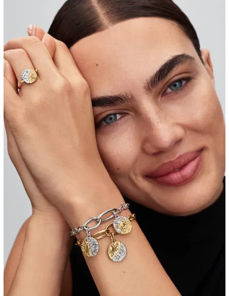 PANDORA | Sol & Måne Vendbar Medaljon Ring