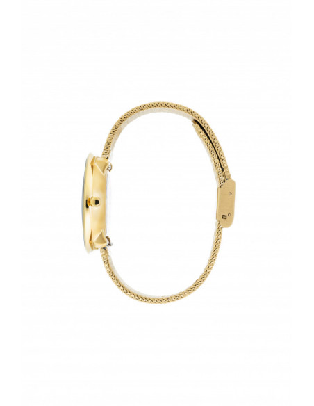 ARNE JACOBSEN - CITY HALL 34 MM oxford blå skivefarve blank guld topring og mat guld meshlænke rem størrelse 16 mm ARNE JACOBSEN - CITY HALL 34 MM oxford blå skivefarve blank guld topring og mat guld meshlænke rem størrelse 16 mm