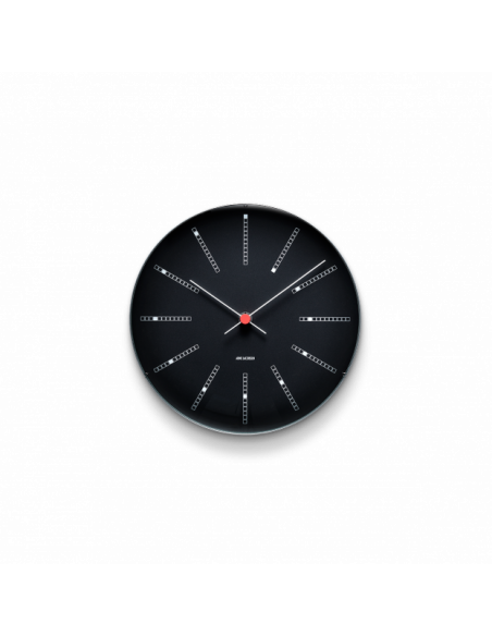 ARNE JACOBSEN - BANKERS 21 CM vægur i sort ARNE JACOBSEN - BANKERS 21 CM vægur i sort