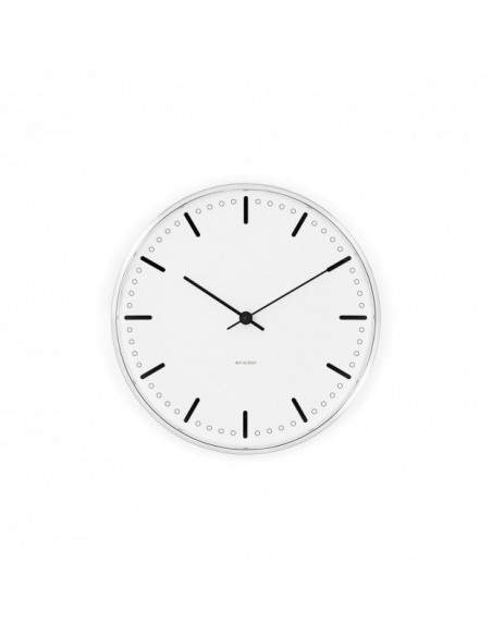 ARNE JACOBSEN - CITY HALL 21 CM vægur ARNE JACOBSEN - CITY HALL 21 CM vægur