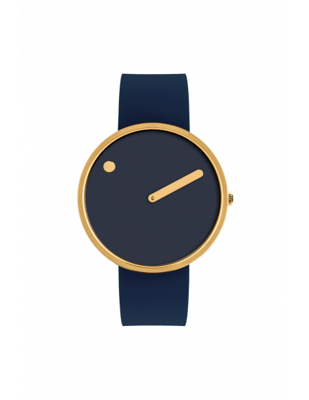 PICTO - 40 MM MIDNIGHT BLUE/BLANK GULD