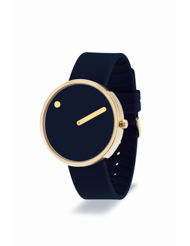 PICTO - 40 MM MIDNIGHT BLUE/BLANK GULD