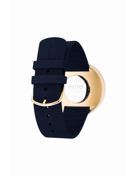 PICTO - 40 MM MIDNIGHT BLUE/BLANK GULD