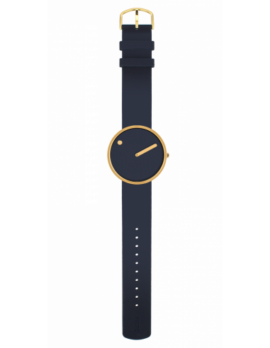PICTO - 40 MM MIDNIGHT BLUE/BLANK GULD