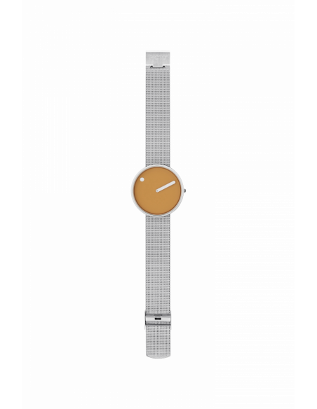 PICTO - 40 MM MUSTARD YELLOW/BLANKT RUSTFRIT STÅL