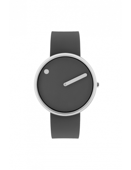 PICTO - 40 MM THUNDER GREY/BLANKT RUSTFRIT STÅL