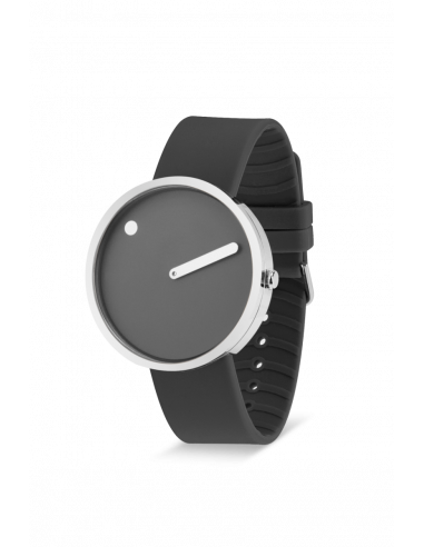 PICTO - 40 MM THUNDER GREY/BLANKT RUSTFRIT STÅL