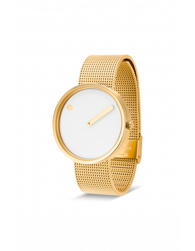 PICTO - 40 MM HVID/BLANK GULD