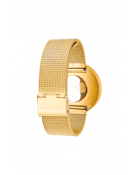 PICTO - 40 MM HVID/BLANK GULD