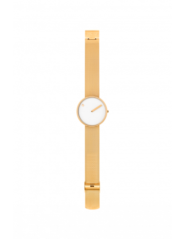 PICTO - 40 MM HVID/BLANK GULD