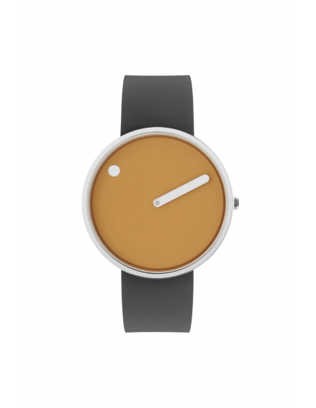 PICTO - 40 MM MUSTARD YELLOW/BLANKT RUSTFRIT STÅL