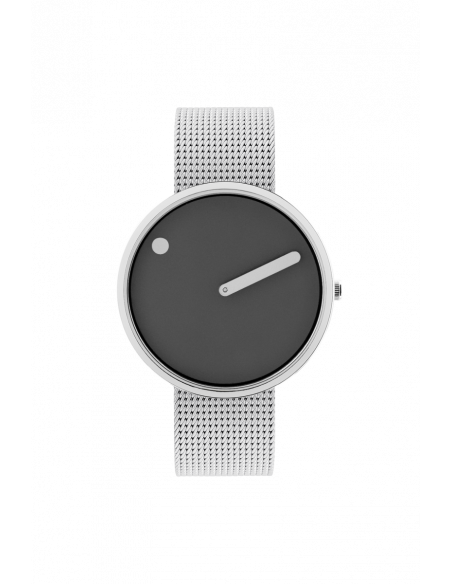 PICTO - 40 MM THUNDER GREY/BLANKT RUSTFRIT STÅL