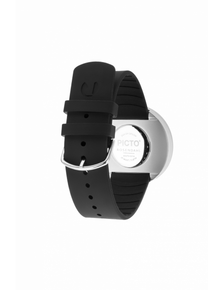 PICTO - 40 MM SORT/BLANKT RUSTFRIT STÅL