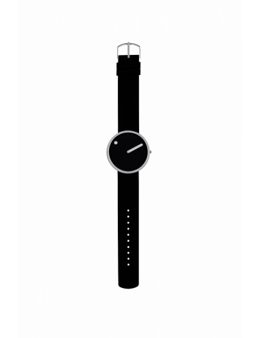 PICTO - 40 MM SORT/BLANKT RUSTFRIT STÅL