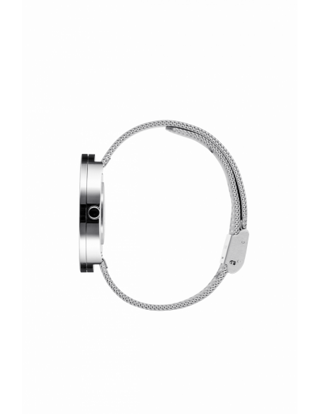 PICTO | 40 MM / HVID URSKIVE / MESHBÅND I MAT STÅL