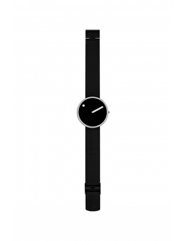 PICTO - 40 MM SORT/BLANKT RUSTFRIT STÅL