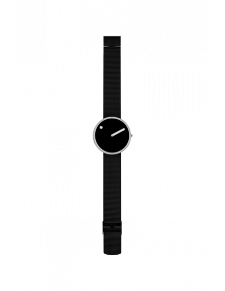 PICTO - 40 MM SORT/BLANKT RUSTFRIT STÅL